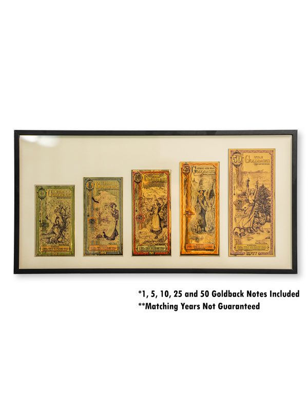 Utah Goldback Legacy Wall Display