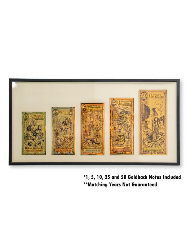 Wyoming Goldback Legacy Wall Display